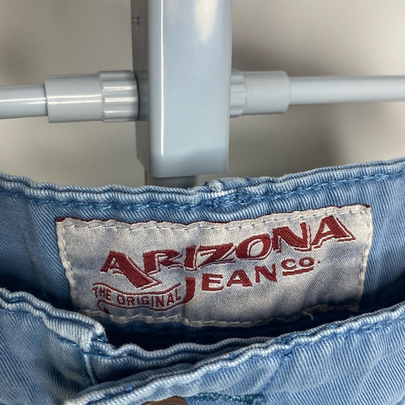 Arizona Jean Company Light Blue Flat Front Men's Shorts - Picture 2 of 8